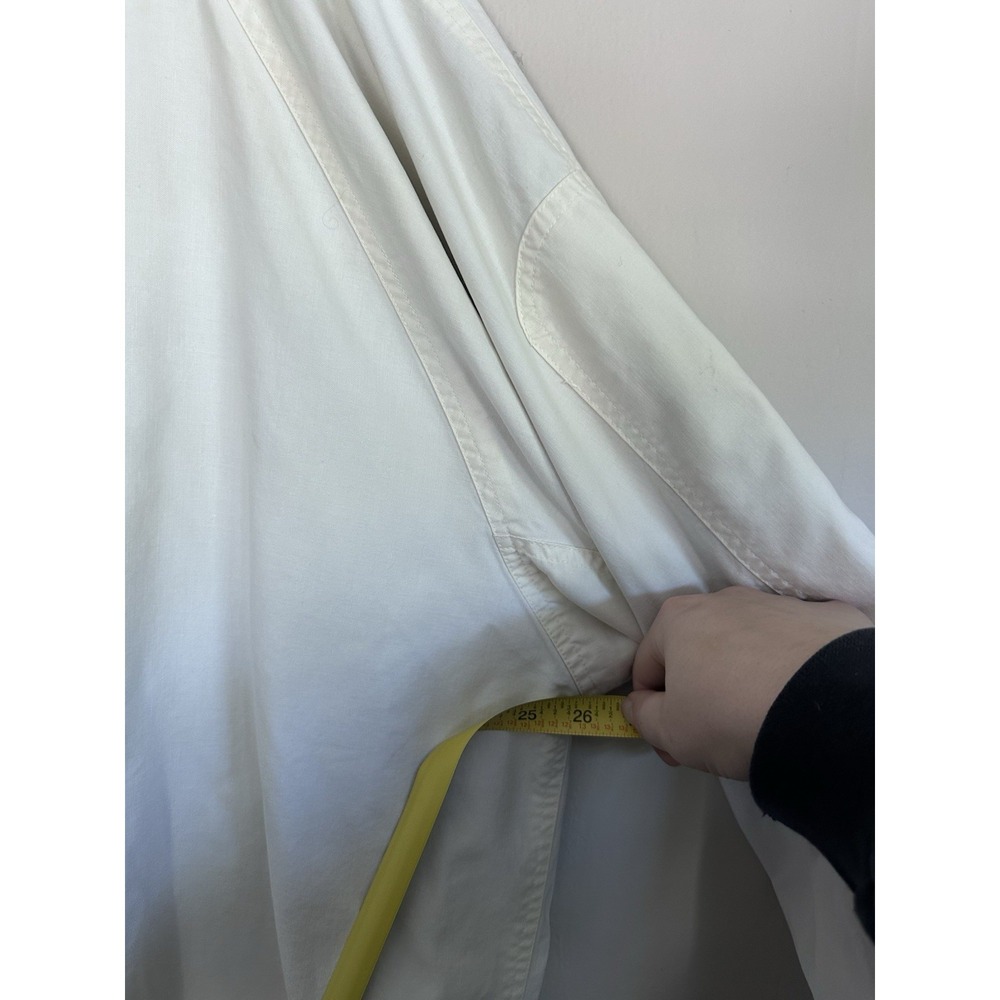 Vintage Hunt Club Cream Windbreaker Anorak Jacket Martha Stewart Look LARGE - Picture 14 of 16